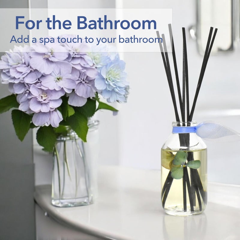 LOVSPA Reed Diffuser Set, English Garden Scented Oil Diffuser with Sticks, Home Fragrance Accessories for Bathroom Shelf Decor, Aroma Diffusers for Home or Office Desk, USA Made - Image 2